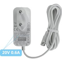 EU Power Supply for Xiaomi Robot Vacuum E10 E10C E12 B112 E5 S20 D106 Xiaomi robot vacuum power cord lead power adpater 20V 0.6A