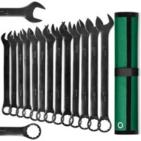1set Black Open End Ratchet Wrench Dual-purpose Ratchet Tool Universal Key Bicycle Car Repair Hand Tool High Carbon Steel