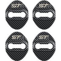For Ford ST LINE stline Focus 2 3 MK2 MK3 MK1 Fusion Everest 4pcs For ST STLine Door Lock cover Protect Buckle Cover Stickers