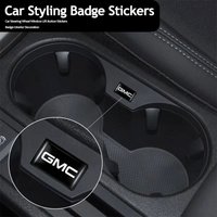 10Pcs Car 3D Epoxy Resin Emblem Interior Stickers Auto Accessories For GMC Terrain Sierra ornament 1500 Yukon Acadia