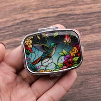 Cute Bird Cartoon Travel Pill Organizer Pocket Mini Portable Pill Storage Case Small Box For Tablets Container For Medicines