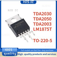 10PCS NEW TDA2003 TDA2030 TDA2050 TO-220 LM1875 LM1875T 5-pin TO-220-5 20W audio power amplifier transistors electronics IC