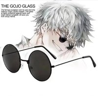 Glasses Anime Jujutsu Kaisen Gojo Satoru Cosplay Black Glasses Eyewear Sunglasses High Quality Party Men Women Prop