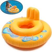 Swim Ring Baby Swimming Seat Baby Toys Cute Summer Inflatable Toddlers Bathtub Kids Wheels Portable Swimming Float Ring