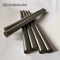 1Pcs 99.99% High Purity Iron Rod Polishing Iron Rod Diameter 1mm-40mm * 100mm Length for Scientific Research