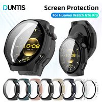 Case + Glass for Huawei Watch GT 6 Pro 46mm PC All-around Bumper Anti-scratch Protective Cover + Screen Protector Accessories