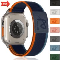 Trail Loop Nylon Strap for Apple Watch Ultra 3 2 49mm/11 10 46mm 42mm Sport Watchband iWatch 9 8 7 6 5 SE 3 45mm 44mm 41mm 40mm