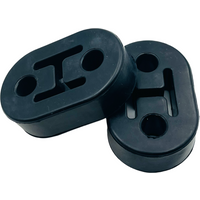 universal Car Exhaust pipe Mount Brackets Hanger Insulator polyurethane Hanger liner bracket 2 Holes