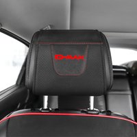 1pc For Isuzu Dmax Car Headrest Protector Cover Pu Leather Car Headrest Cover Car Accessories