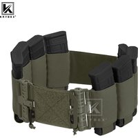 KRYDEX Tactical Elastic Cummerbund Quick Release Mounting Strap with 8 Magazine Pouches for FCPC LBT LBX FCPC Vest