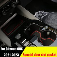 For Citroen C5X 2021 2022 2023 special door slot mat interior storage box water cup mat anti slip decoration modification