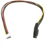 PH 2.0mm 4Pin Small Type to 15Pin HDD SATA Power Supply Cable Cord 20AWG Wire For Industrial HD Mini PC 35cm 5V 12V
