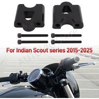 For Indian Scout Sixty Rogue Bobber 2015-2025 Motorcycle Handlebar Riser 2" Drag Handle Bar Clamp Extend Adapter