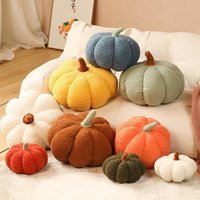 Coussin de siège en peluche, mignon, citrouille, coussin Super doux, taille, canapé, fenêtre, ornement de citrouille d'halloween, 15-35cm