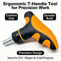 Upgrade T-Shaped 72 Tooth Ratchet Screwdriver Set - Cross Plum Blossom Hexagonal Screwdriver for DIY Repair and Tool Socket Kit