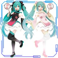 In Stock Taito Original Genuine Vocaloid Hatsune Miku Costumes Series China Dress China Exclusive Color 18cm Model Toy Figures