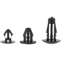 15PCS Door Rubber Seal Strip Clamp Plastic Fastener For Nissan Teana Sylphy Tiida Geniss Livina Qashqai X-trail