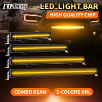 CO LIGHT ECE R112 R10 R7 42" LED Light Bar Dual Row Flood Spot Combo Beam DRL Off Road Lights for Trucks Boat Pickup Car Tractor