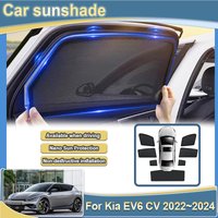 For Kia EV6 CV 2022 2023 2024 Auto Curtain Sunshade Accessories UV Blocking Sunshade Heat insulation Mesh Sun Visor Accessories