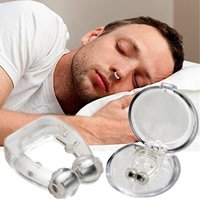 Anti Snoring Device Magnetic Nose Clip Silicone Sleep Aid Snore Stopper With Case For Night Apnea Guard Men Women Hot Sale