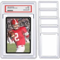 Graded Card Slab 35pt Acrylic Card Case Holders with Label Slot Trading Card Protectors for Sports Baseball Game Cards Display
