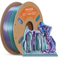 ERYONE 3KG Hyper Speed Silk Quadrupl Color PLA Premium Filament 3D Print MaxSpeed 500mm/s 1.75mm Coextrusion PLA Shiny,1kg/spool