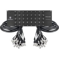 proreck 32-Channels Rack Mount Splitter Cable XLR TRS Combo Set