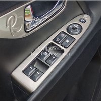 Stainless Interior Door Window Glass Lifter Switch Frame Cover Trims Car Decoration Accessories For KIA Sportage R 2011-2016