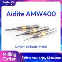 Aidite AMW400 Lithium Disilicate Burs Glass Ceramic Fresa Metal Premill Bar Milling Cutter for Dental Lab Aidite Milling Machine