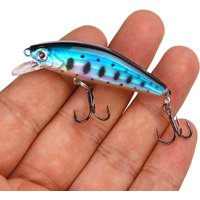 1pc/5pcs 5.5cm 6.7gSinking wobbler 3D Eyes Fishing Lure Mini Minnow Artificial Hard Bait Crankbait Floating Fishing Tackle