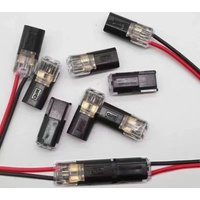 1-100PCS Waterproof Electrical Connector 2 Pin Way Plug Car Wire Cable Auto Electrical Connector Strip Terminal Connection Tools