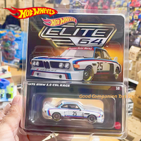 In Stock Hot Wheels RLC Elite 64 Series 1975 BMW 3.0 CSL RACE 1/64 Scale Collectible Car Toys Diecast Vehicle Alloy Car Model