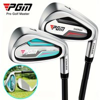 1pc PGM Golf Club, Men's/ Women's Right Hand No. 7 Iron, Stainless Steel Head, Steel/Graphite Shaft Golf Practice Club