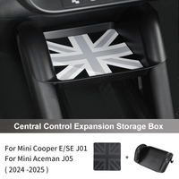 For Mini Electric Cooper E/SE J01 EV Aceman J05 2024 2025 Car Central Control Storage Box Decoration Car Interior Accessories