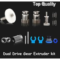 For Prusa DIY Bowden Direct Extruder Dual Drive Gear Hardened Steel Upgrade Feed Gear Extruder Kit For BMG Extruder kit