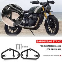 For Scrambler 400X Scrambler400X Speed 400 Speed400 Motorcycle Side Luggage Rack Saddle Bag Support Bar Mounting Bracket