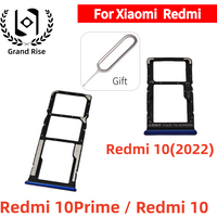 For Xiaomi Redmi 10 (2022)Redmi10 Redmi10Prime SIM Card Tray Slot Holder Adapter Micro SD Card Chip Drawer Holder