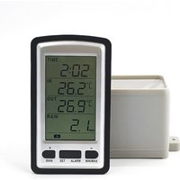 MISOL/wireless rain meter w/ thermometer, rain gauge Weather Station for in/out temperature WH0531