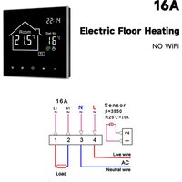 New Tuya WiFi Smart Thermostat LCD Display Touch Screen for Floor Heating/Gas Boiler Temperature Remote Control