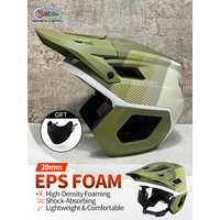 AliExpress NONE High Quality Adult Bicycle Helmet with Visor Mtb 3/4 Casco Mountain Bike Helmet PC+EPS Safety Cap Cycling Accessories L Size Man