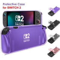 Protective Case for Switch 2 (2025), NS 2 TPU Cover Protector, Anti-Scratch, Shock-Absorption, Ergonomic Grip Design For NS2