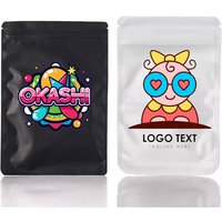 High Quality Customized Printed Aluminum Foil Zipper Bag With Moisture Proof Tea Sugar Nut Wedding Packaging Pouch Print Logo