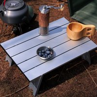 Outdoor Camping Portable Foldable Mini Table For Tours Beach Picnic Barbecue Tableware Folding Computer Desk Ultralight