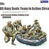 Gecko model Plastic Assembled Soldier Kit 35GM0060 US Navy Seals in 1990s 1/35