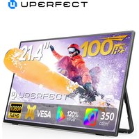 Uperfect Tragbarer Monitor, 21,4 Zoll, 1080P, 100 Hz, IPS-Display für Gaming-Laptops, XBOX, IPS-Unterstützung, Mini-HDMI-Typ-C-Anschluss