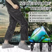 Hiking Rain Pants For Men Women Outdoor Waterproof Pants Motorcycle Climbing Camping Cycling Sports Mountain Rain Trousers