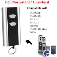 For 433.92MHz Normstahl Magic 600 CRAWFORD EA433 Garage Door Opener Remote Control 433MHz Rolling Code
