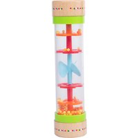 Montessori Baby Rain Stick Rainbow Hourglass Rain Music Rattle Baby Educational Toy Rainmaker Montessori Sensory Toys for Kids