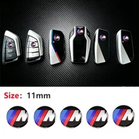 11/14mm Car Emblem Key Shell Sticker Auto Keys Remote Decals For b-BMW M X3 X5 E46 E90 E60 F10 F30 E39 E36 F20 E87 E Accessories