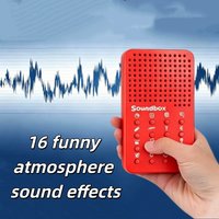Funny Compact Sound Machine 16 Sound Effects Electronic Entertaining Prank Toy Gadget for Neighbor Daily Life Fun Gift for Adult